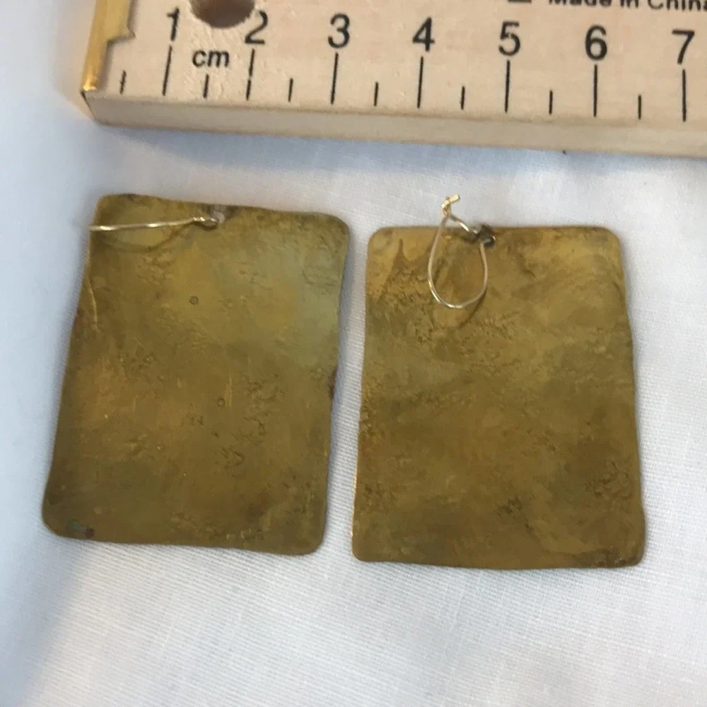 Vintage Jack Boyd Bronze Earrings - Picture 5 of 6